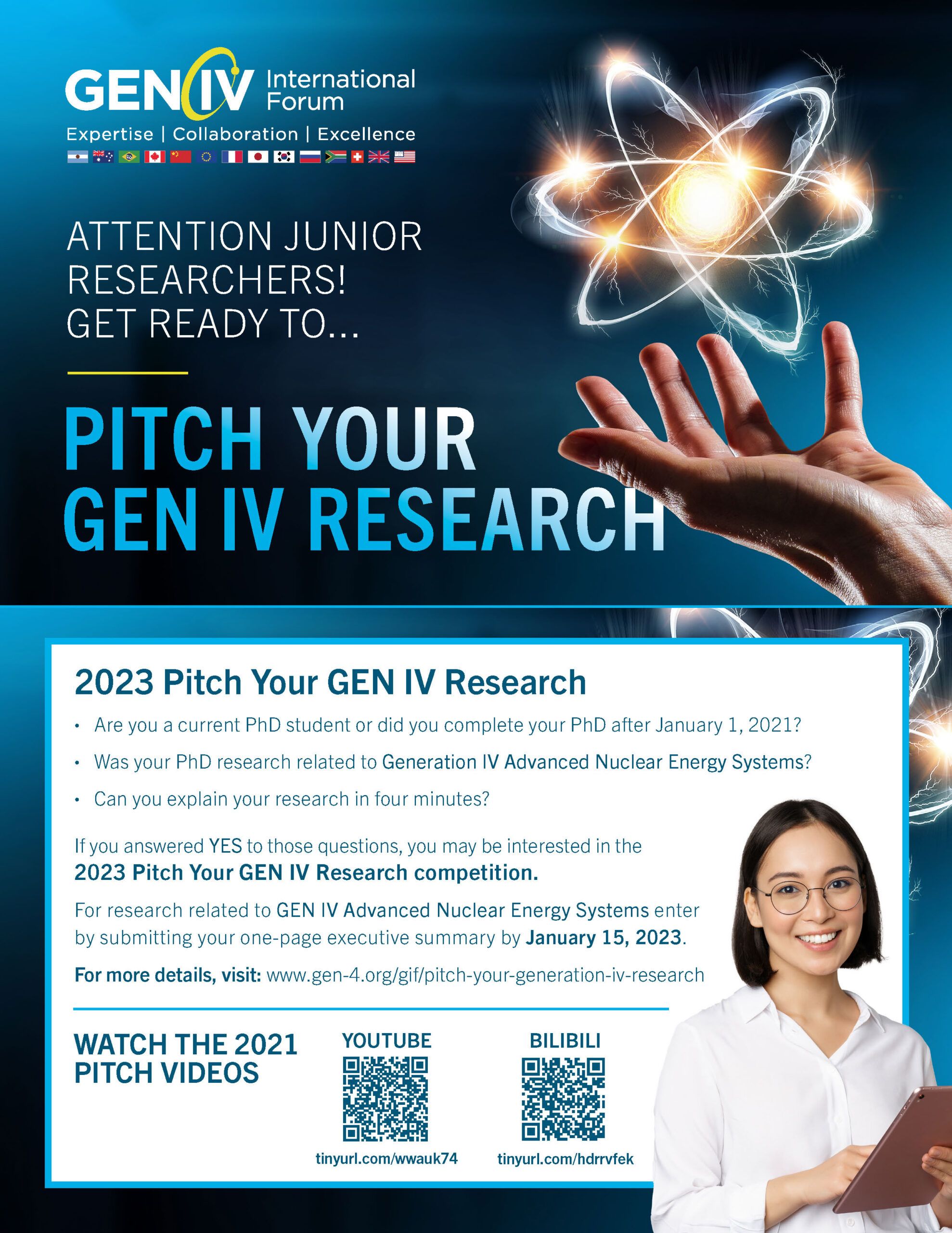 GENIV Pitch Your Generation IV Research Competition
